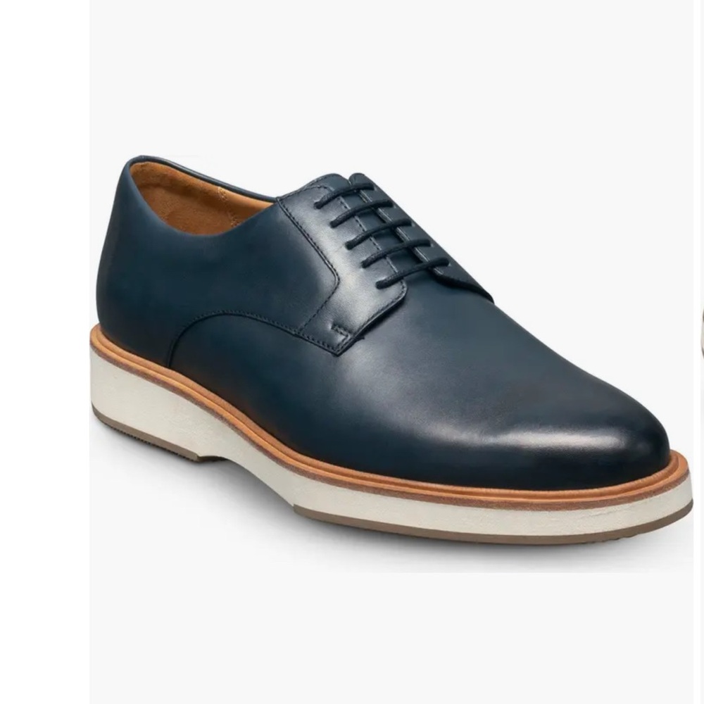 Allen Edmonds Dark Blue Leather Oxfords